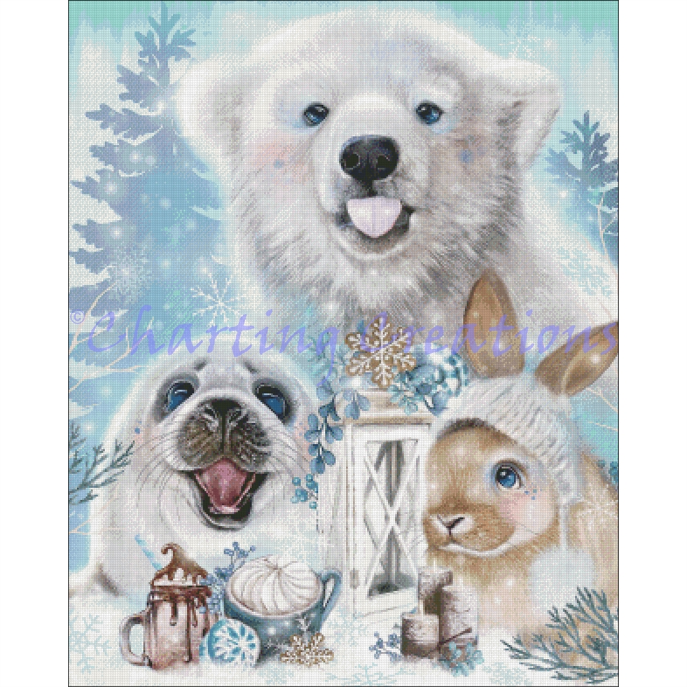 Snowflake Kisses Polar Bear and Friends